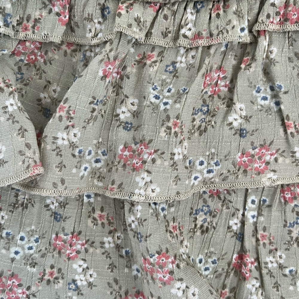 Altar'd State Floral Ruffle Mini Skirt - Picture 4 of 6